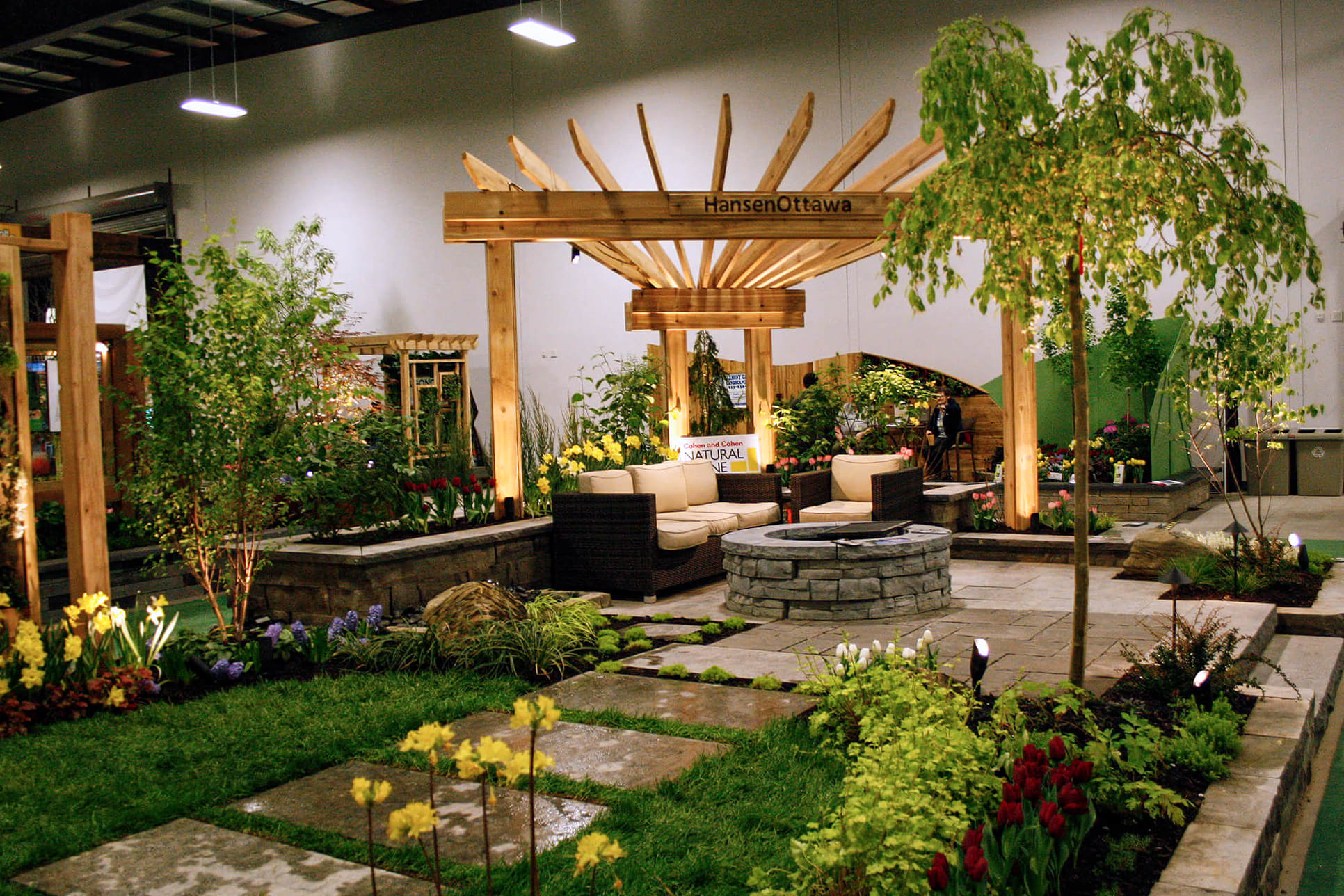 feature garden at a home show