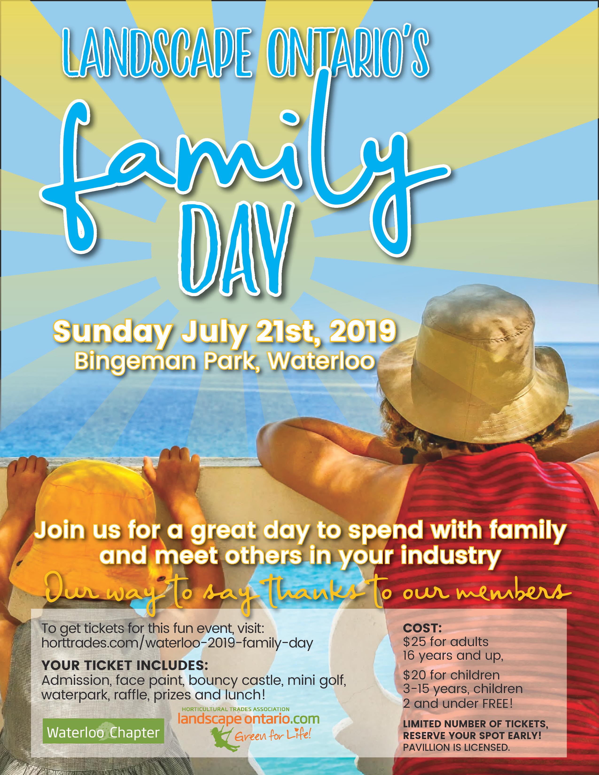 flyer for family day event